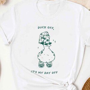 Duck Off It's My Day Off Vintage T-Shirt Graphic T-Shirt